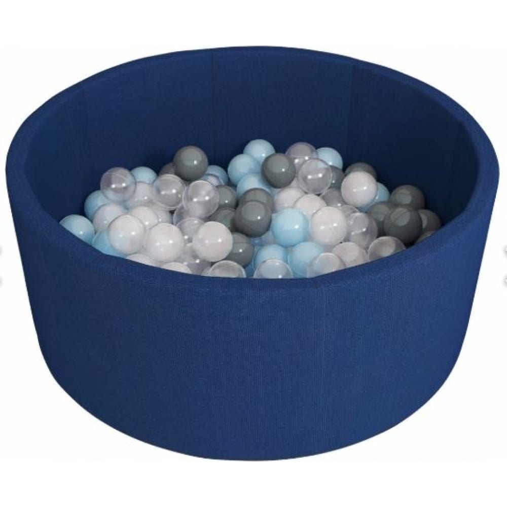 Купить Сухой бассейн с серыми шариками romana airpool дмф-мк-02.53.01 тёмно-синий сг000003465