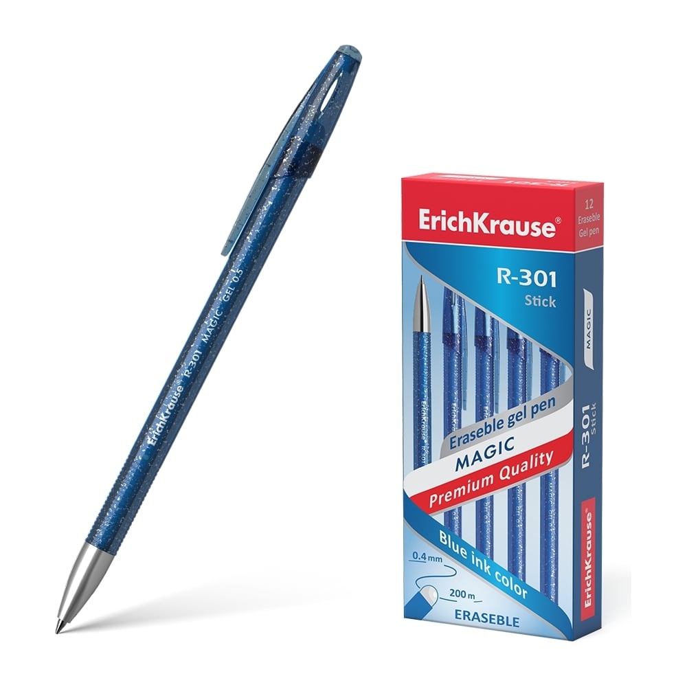 Гелевая ручка ErichKrause ручка гелевая erich krause g star узел 0 5 мм чернила чёрные грип зона из резины длина письма 600 метров