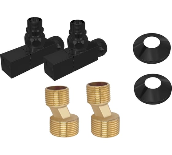 Изображение товара Комплект для подключения полотенцесушителя Aquatek aq 2020bl 00000133225