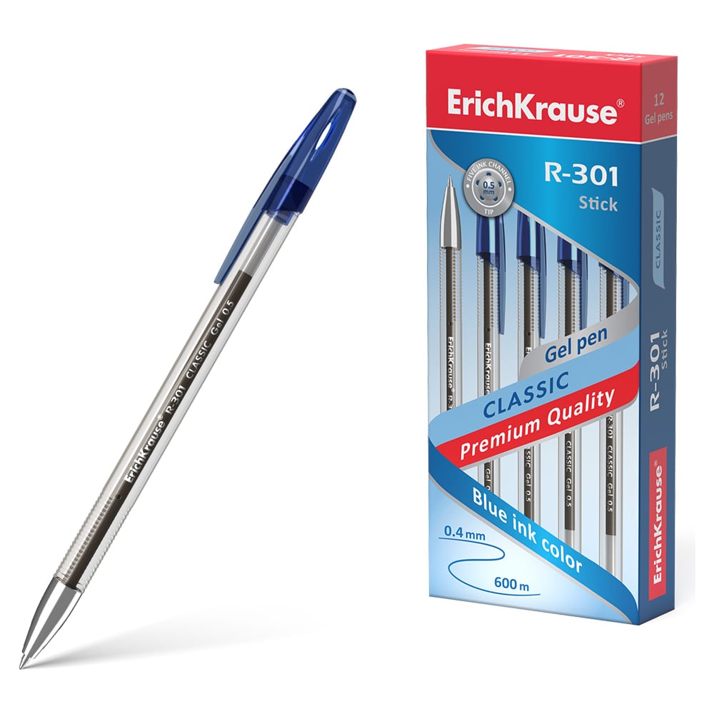 Гелевая ручка ErichKrause ручка стираемая гелевая brauberg soft
