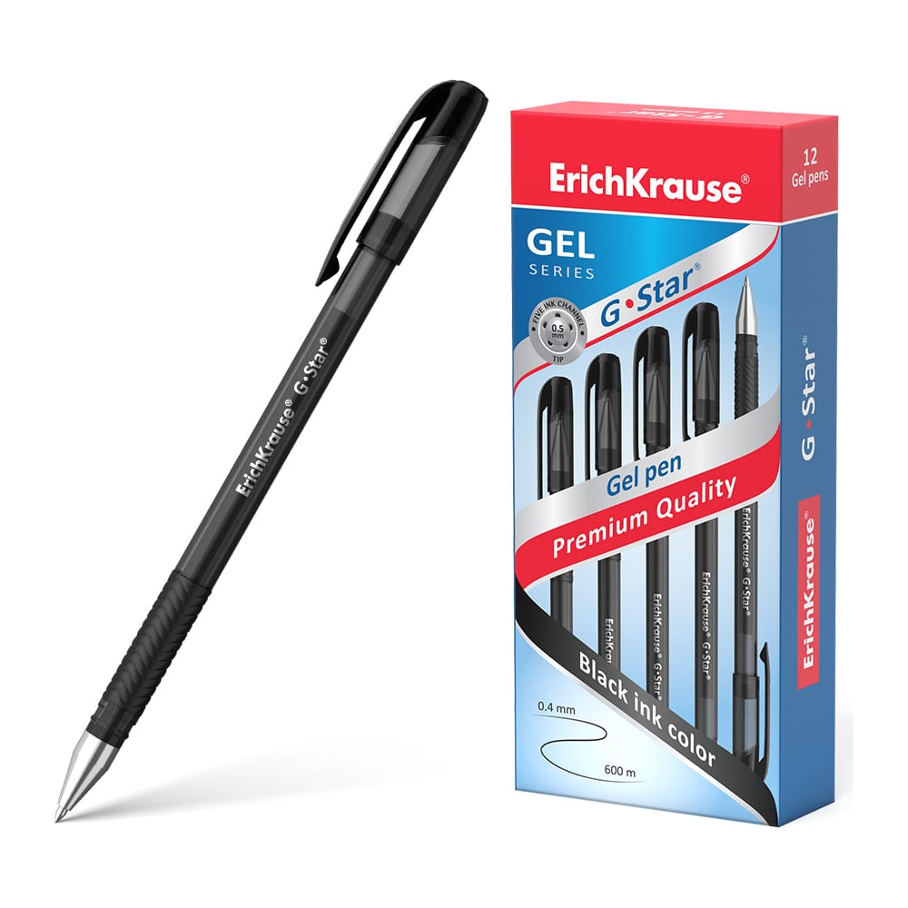 Гелевая ручка ErichKrause подушечка увлажняющая гелевая для пальцев devente 10 г с антибактериальным составом белая