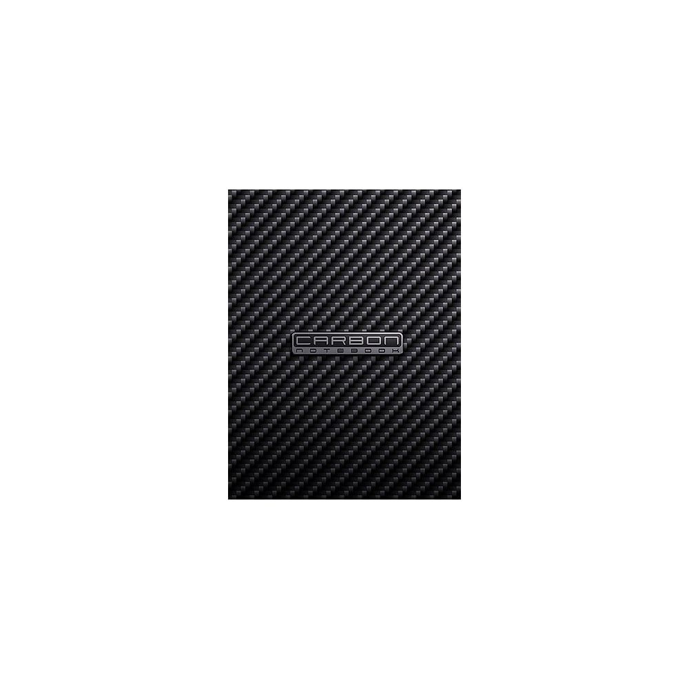 Изображение товара Бизнес-блокнот Hatber CarbonStyle 80 л, А5, 167x216 мм, 5-цветов, блок клетка, твердый переплет, 1 шт в упаковке 042367
