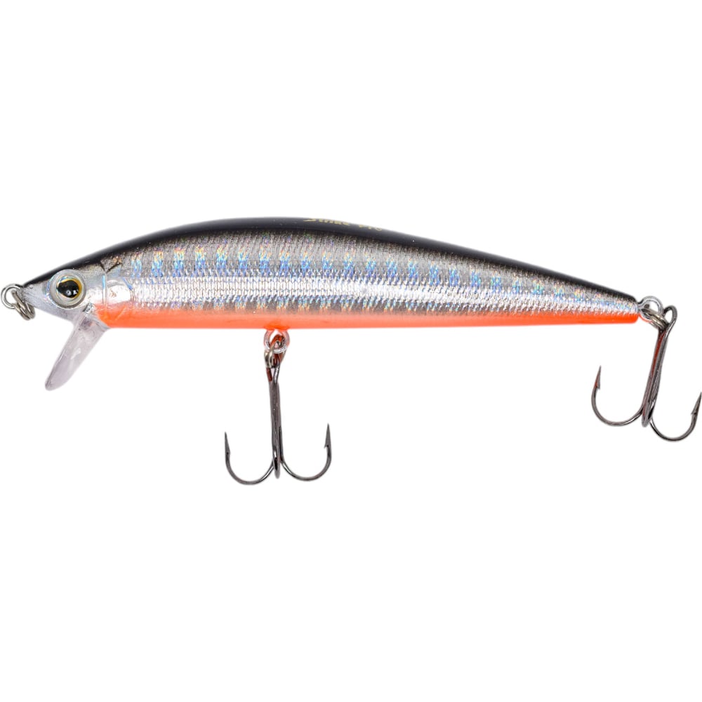 Изображение товара Воблер Strike Pro Euro Minnow 90 цвет A70-713 Black Silver