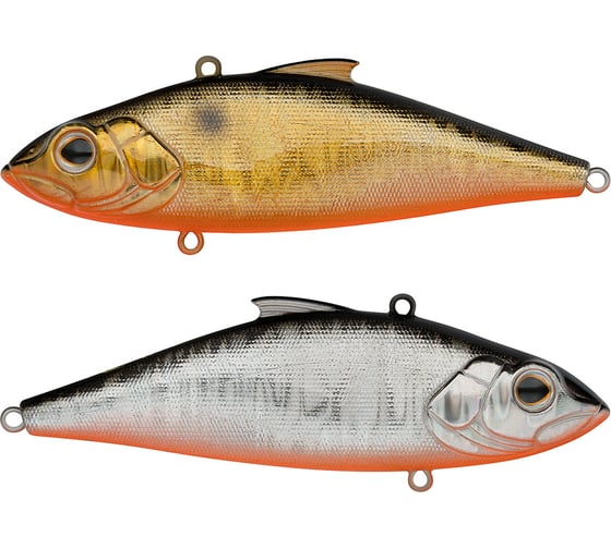 Изображение товара Воблер Strike Pro Euro Vibe Floater 80 цвет: A70-613-SBO Double Silver/Smoked SP-027#A70-613-SBO