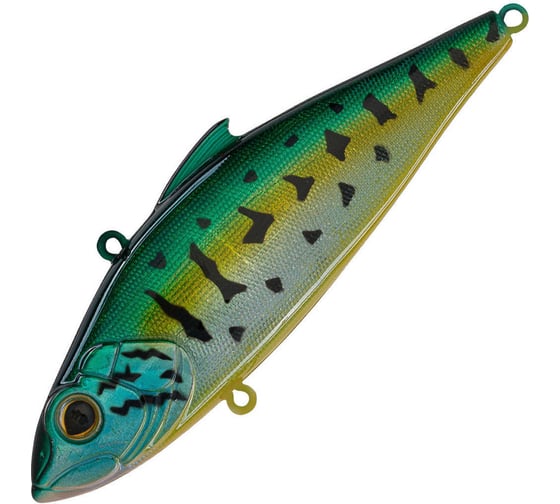 Изображение товара Воблер Strike Pro Euro Vibe Floater 80 цвет: 945V Venom Perch SP-027#945V