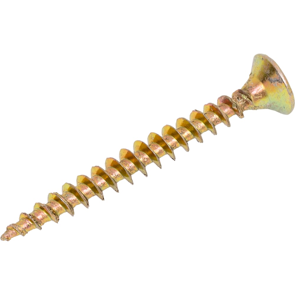 Изображение товара Потайной универсальный шуруп 4,5x40 желтый 15 шт Метизный двор