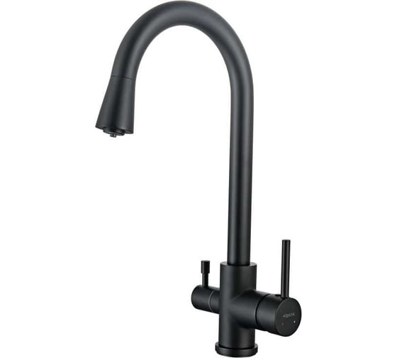 Изображение товара Смеситель для кухни Aquatek с подключением к фильтру воды aq1085mb 00000129574