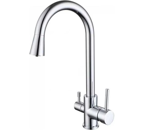 Изображение товара Смеситель для кухни Aquatek с подключением к фильтру воды aq1085cr 00000129573