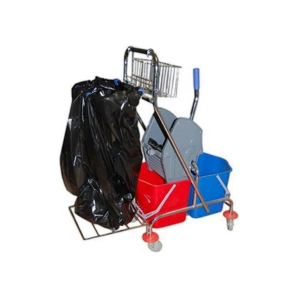 Изображение товара Тележка 2х-ведерная ACG с отжимом 50л