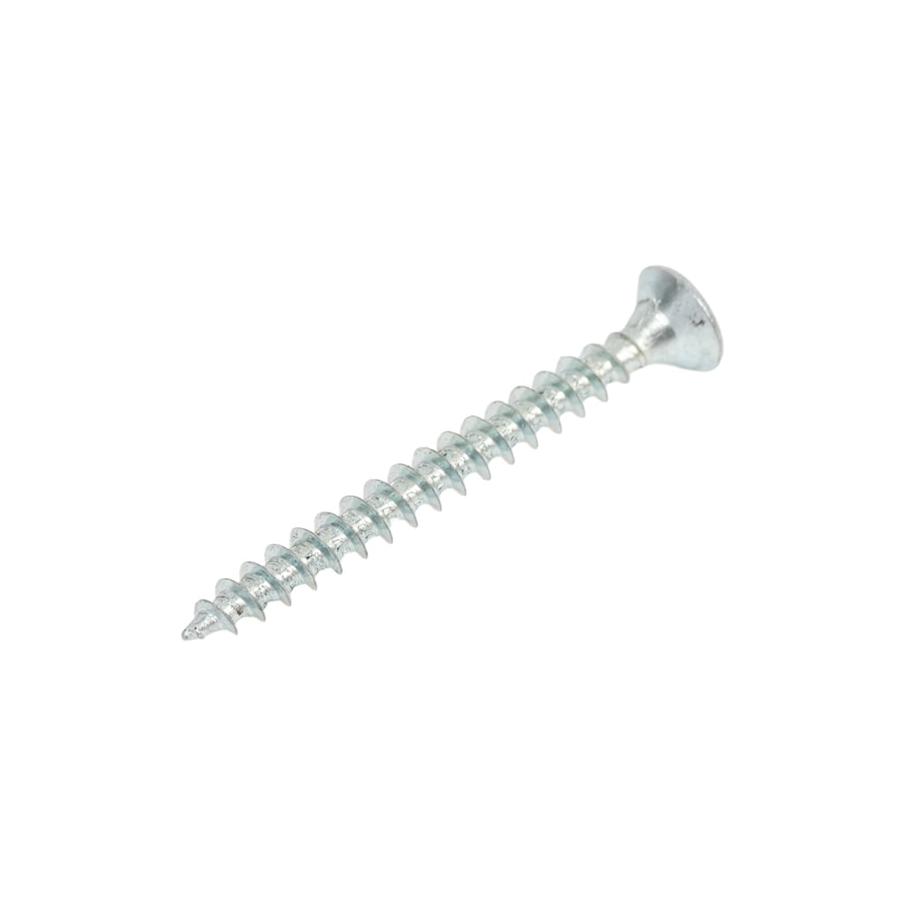 Изображение товара Потайной универсальный шуруп 3,5x35 белый цинк 25 шт Метизный двор