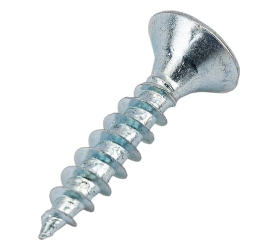 Изображение товара Потайной универсальный шуруп Метизный двор 6,0x30, оцинкованный, 200 шт. 4690441022929