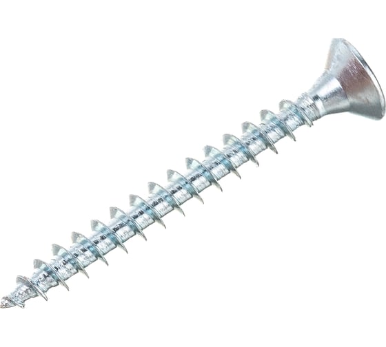 Изображение товара Потайной универсальный шуруп Метизный двор 4,5x40, оцинкованный, 200 шт. 4690441022356