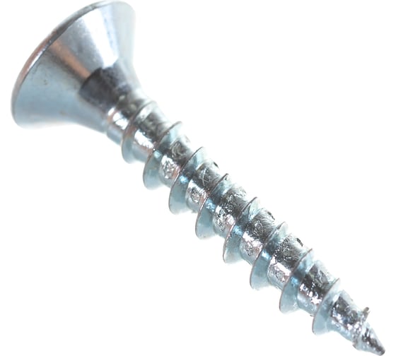 Изображение товара Потайной универсальный шуруп Метизный двор 4,5x25, оцинкованный, 500 шт. 4690441022264