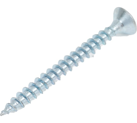 Изображение товара Потайной универсальный шуруп Метизный двор 3,5x40, оцинкованный, 500 шт. 4690441021762