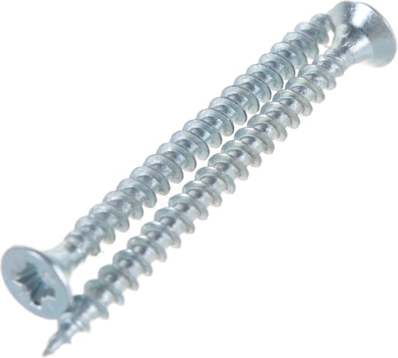 Изображение товара Потайной универсальный шуруп Метизный двор 3,5x45, оцинкованный, 500 шт. 4690441021809