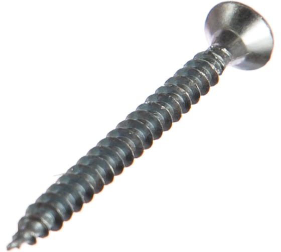 Изображение товара Потайной универсальный шуруп Метизный двор 4,0x45, оцинкованный, 500 шт. 4690441022097
