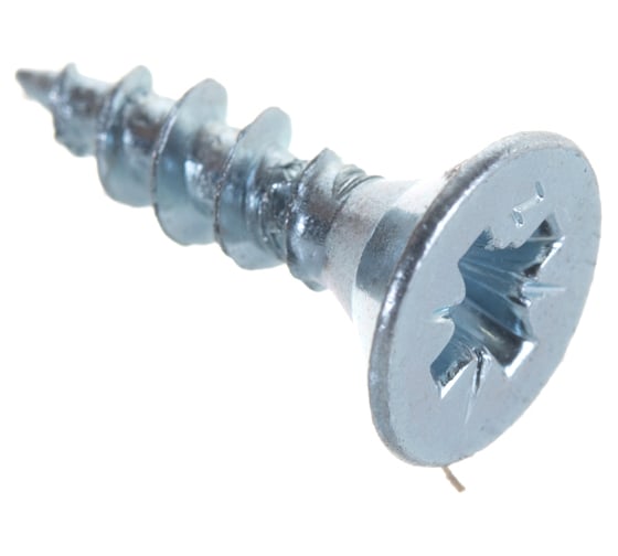 Изображение товара Потайной универсальный шуруп Метизный двор 4,5x16, оцинкованный, 500 шт. 4690441022202