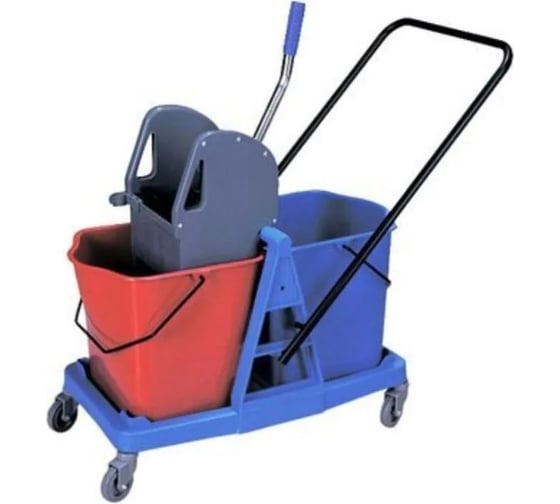 Изображение товара Тележка 2х-ведерная ACG 2x25л с отжимом, база пластик (1шт.) 1006129