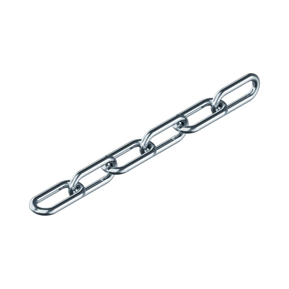 Сварная оцинкованная длиннозвенная цепь BEFAST цепь оцинкованная длиннозвенная din 763 6 мм на отрез
