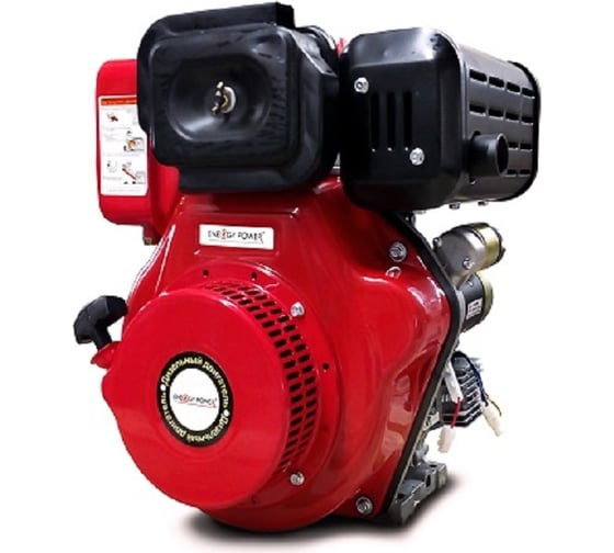 Изображение товара Дизельный двигатель ENERGY POWER 192FE (V-тип, эл. запуск) REDVOLT 192F-V-E