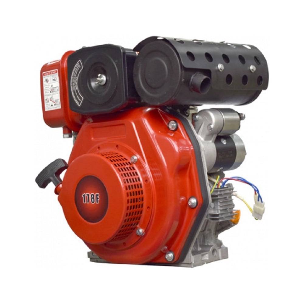 Изображение товара Дизельный двигатель ENERGY POWER 178FE Q-тип с электропуском 295 см³ 3.7 кВт