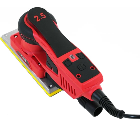 Изображение товара Плоскошлифовальная ручная машинка YOKIJI 220V/50Hz, эксцентрик 2,5 мм YKJ-1-197-70-2.5