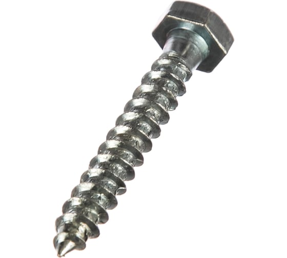 Изображение товара Шуруп глухарь с шестигранной головкой Метизный двор 6x40, 10 шт. 4607173901163