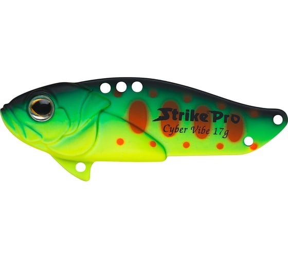 Изображение товара Блесна Strike Pro Cyber Vibe 40 цвет: A209S Acid Mat Char JG-005B#A209S