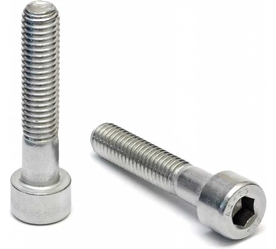 Изображение товара Болт с цилиндрической головкой и внутр. шестигр. Метизный двор 6x16 DIN 912, 100 шт. 4607159065766