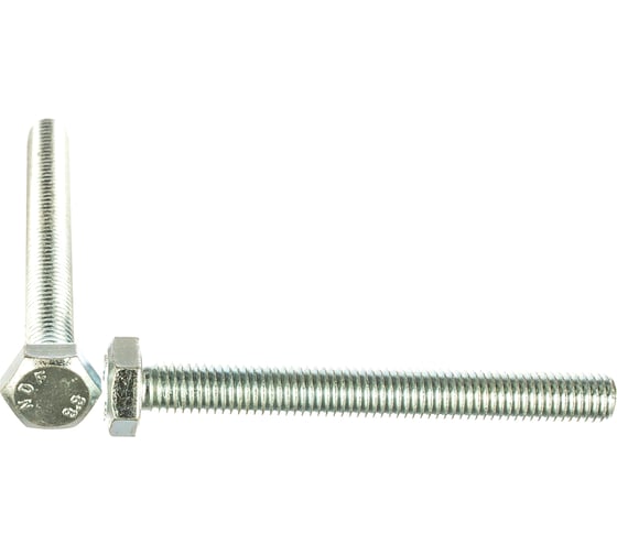 Изображение товара Болт с шестигранной головкой Метизный двор 10x90 DIN 933. 2 шт. 4607173906205