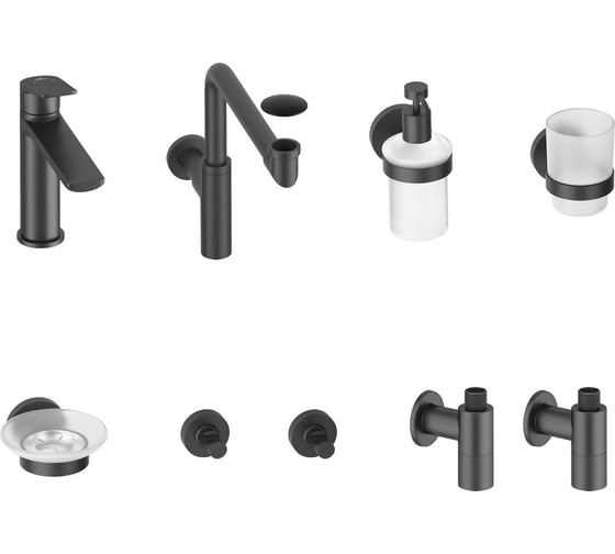 Изображение товара Смеситель для раковины Wellsee ICON! for life в наборе 8 в 1 201000422