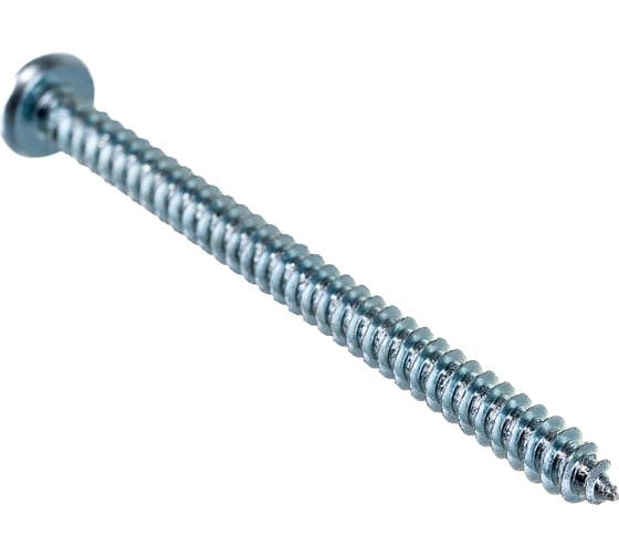Изображение товара Шуруп с полукруглой головкой Метизный двор 4,8x60 оцинкованный DIN 7981, 100 шт. 4690441025425