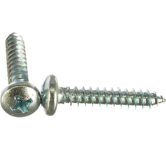 Изображение товара Шуруп с полукруглой головкой Метизный двор 4,8x25 оцинкованный DIN 7981, 250 шт. 4690441025265