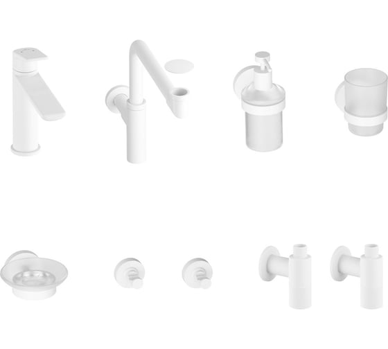Изображение товара Смеситель для раковины Wellsee ICON! for life в наборе 8 в 1 201000425