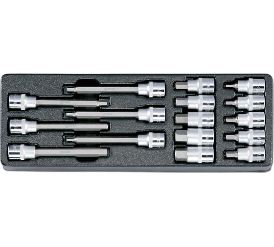 Изображение товара Набор головок-бит HEX, 1/2", 16 шт. AIST 0-406816H 00-00017693