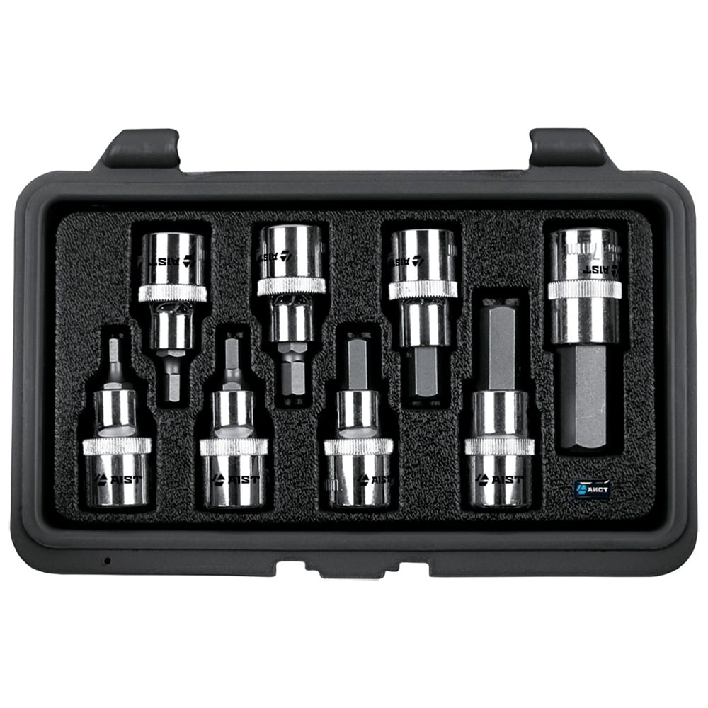 Изображение товара Набор головок-бит 1/2", HEX, 8 шт. AIST 409808H 00-00003985