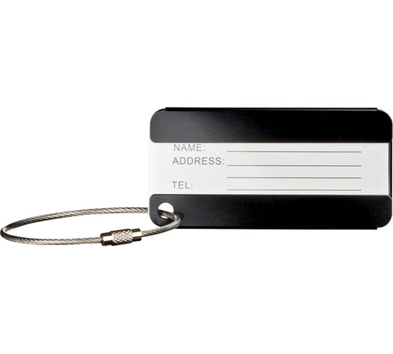 Изображение товара Бирка для багажа Wenger черная, 8x0.3x4 см 604543