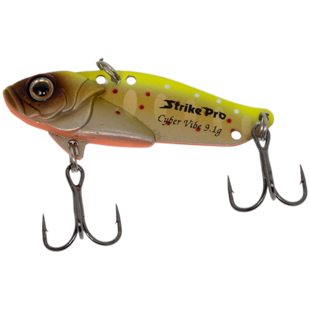 Изображение товара Блесна Strike Pro Cyber Vibe 45 цвет A190ES Mat Motley Trout JG-005C