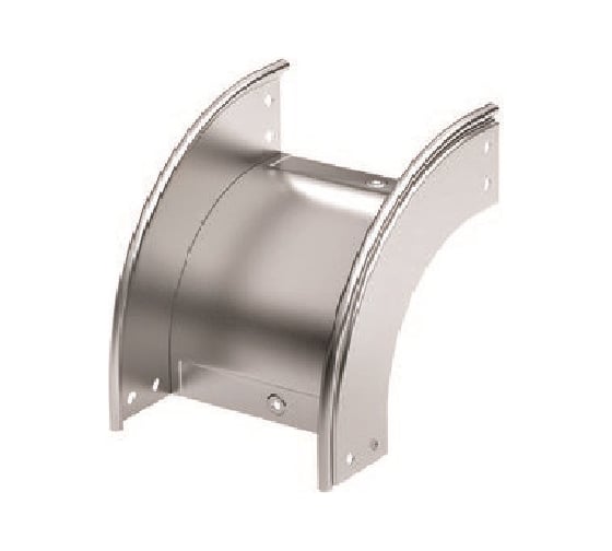 Изображение товара Вертикальный внешний угол DKC cd 90 90 400/100 в комплекте с крепежными элементами и соединительными пластинами, необходимыми для монтажа 36825K