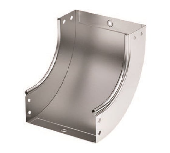 Изображение товара Вертикальный внутренний угол DKC cs 90 90 400/100 в комплекте с крепежными элементами и соединительными пластинами, необходимыми для монтаж 36705K