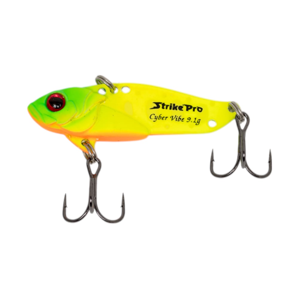 Изображение товара Блесна Strike Pro Cyber Vibe 45 цвет A178S Lemon Mat Tiger