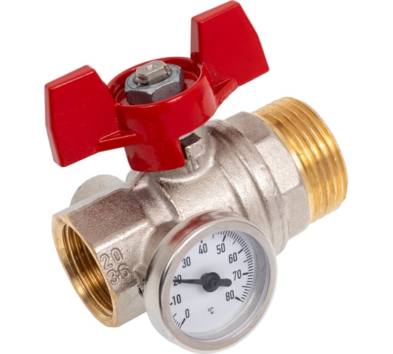 Изображение товара Шаровой кран Oventrop Ду20, с плоским уплотнением 1406483