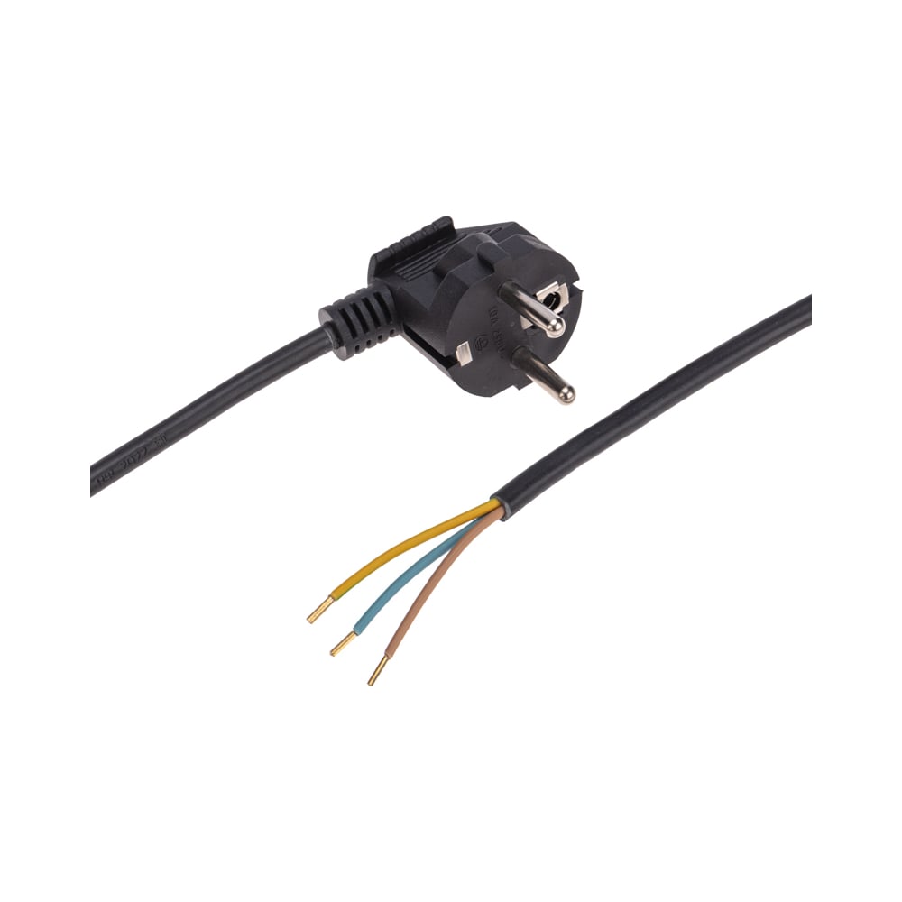 Электрический шнур с вилкой REXANT сетевой шнур ecola led linear 1 м для света t5 с вилкой и общим выключателем lt5rsselt