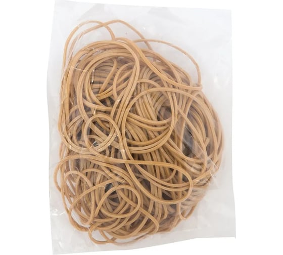 Изображение товара Банковская резинка OfficeSpace 100 г, диаметр 60 мм, натуральный цвет RB_17957