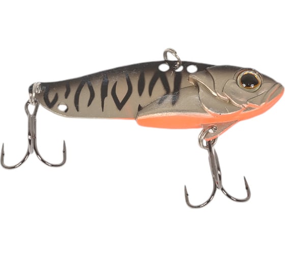 Изображение товара Блесна Strike Pro Cyber Vibe 55 цвет: A243ES Grey Shadow Mat Tiger JG-005D#A243ES