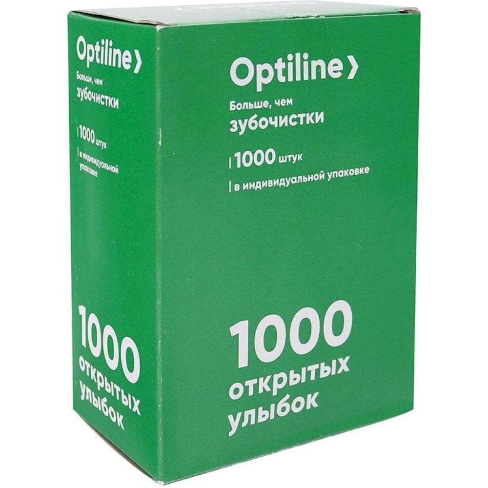 зубочистки деревянные officeclean 1000 шт в инд бум упак арт 295476 3 упаковки Зубочистки Optiline