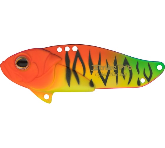 Изображение товара Блесна Strike Pro Cyber Vibe 55 цвет: A244S Parrot Mat Tiger JG-005D#A244S
