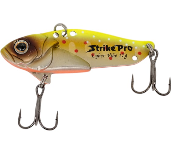 Изображение товара Блесна Strike Pro Cyber Vibe 55 цвет: A190ES Mat Motley Trout JG-005D#A190ES