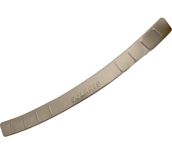 Изображение товара Накладка бампера декор HYUNDAI Solaris 2017->, седан, штамп нержавеющая сталь DolleX NBI-061