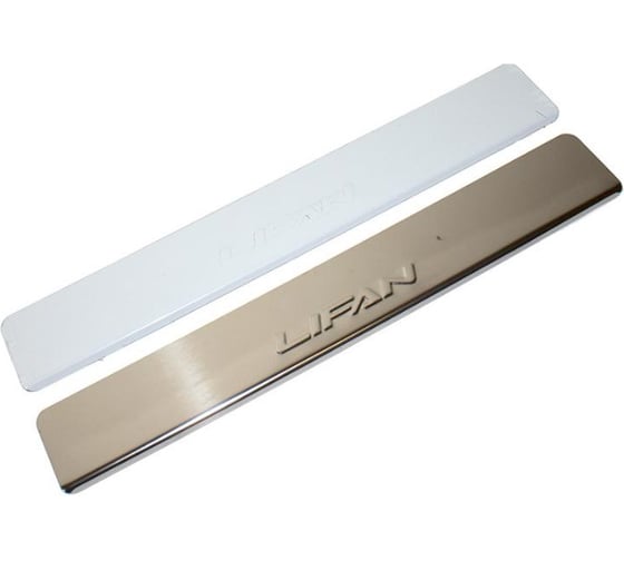 Изображение товара Накладки внутренних порогов LIFAN Myway, штамп нержавеющая сталь к-т 2 шт DolleX NPS-082